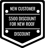 new customer discount 500 off roof